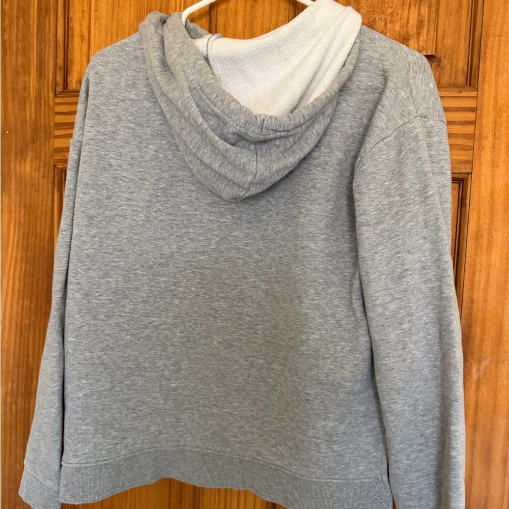 Divided Gray Crop Hoodie and Tan Sweater Combo - Picture 3 of 9